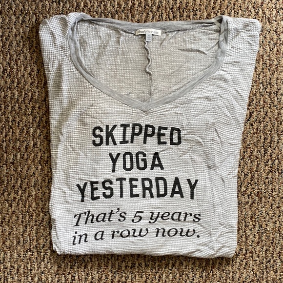 Charlotte Russe Tops - Charlotte Russe Waffle Long Sleeve T-Shirt